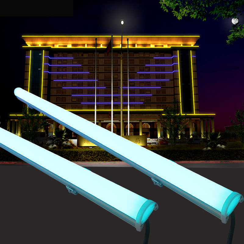 DC24V 8/10/12W SMD5050 7 Colorful LED Digital Guardrail Tube Aluminum Bottom Outdoor Waterproof Line Light DC24V 8/10/12W SMD5050 7 Colorful LED Digital Guardrail Tube Aluminum Bottom Outdoor Waterproof Line Light